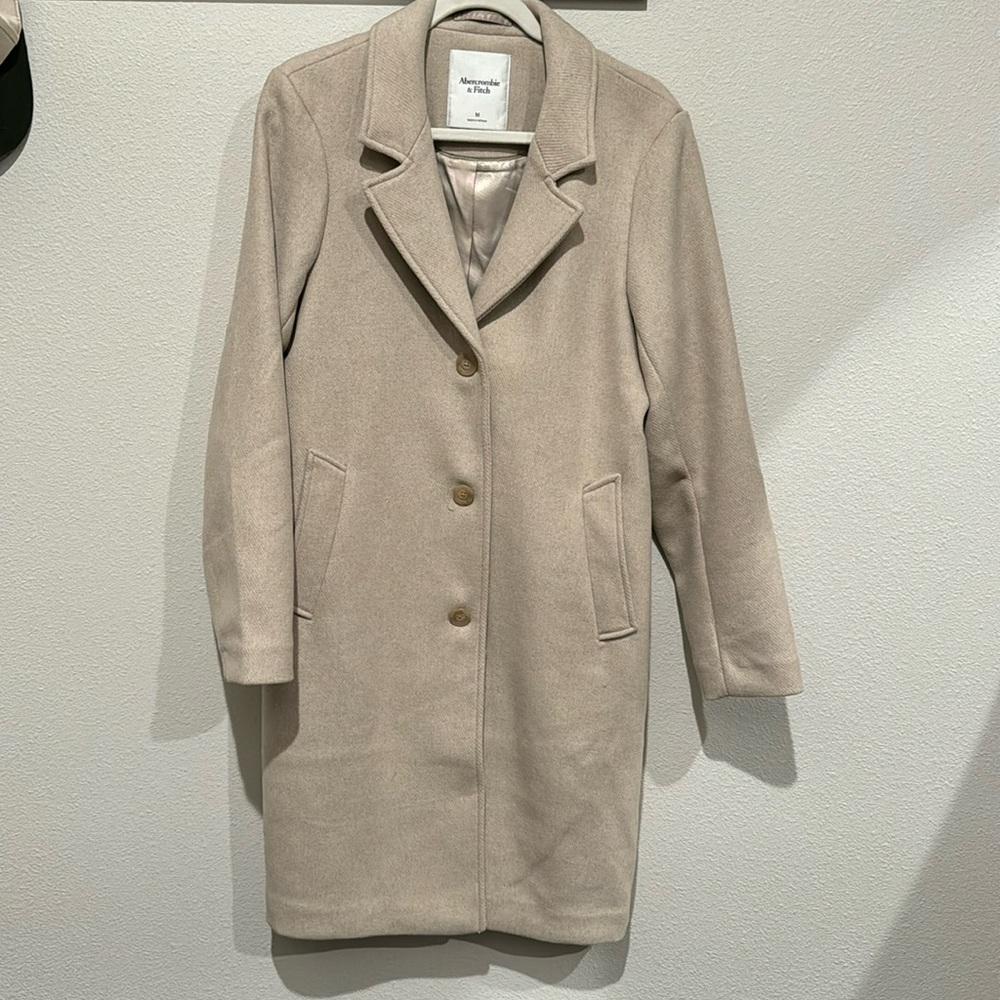 Abercrombie wool trench coat